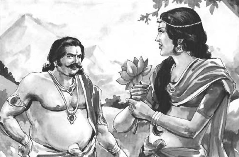 Bhima_lotus_draupadi | Nav Uttarakhand